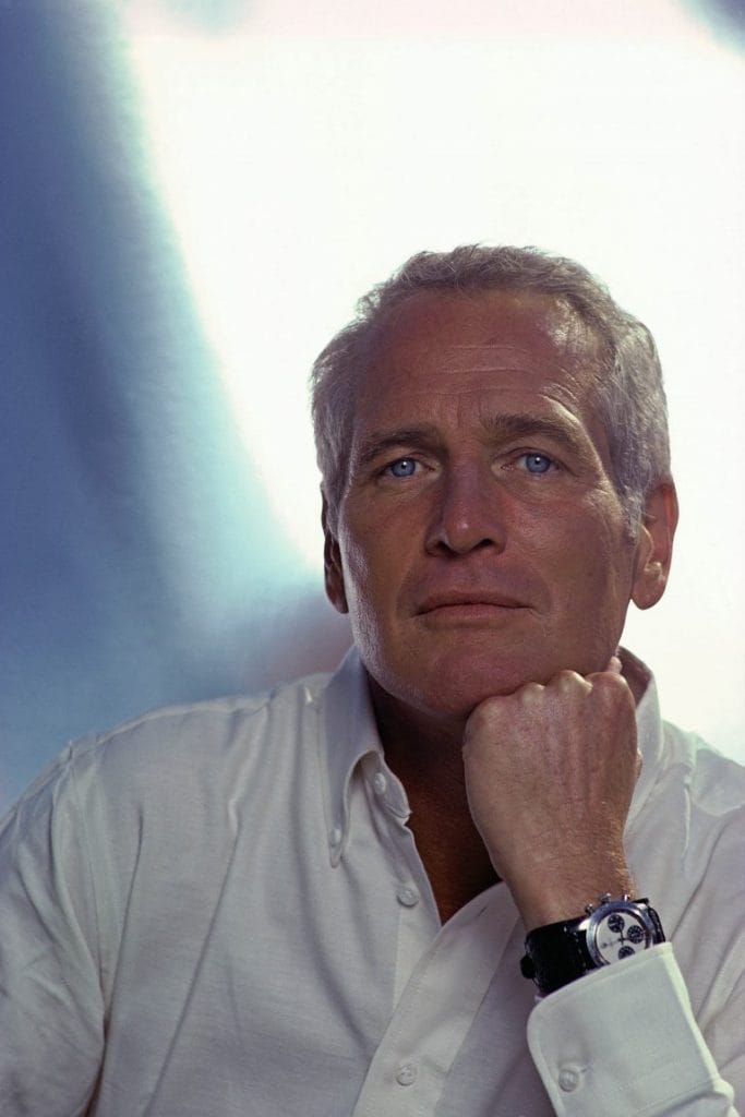 Paul Newman et sa Rolex Daytona au poignet.