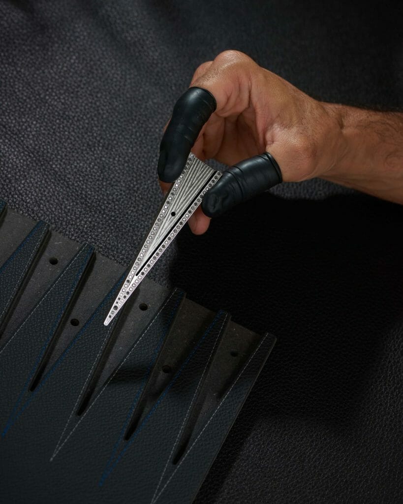 Pos des inserts sertis.