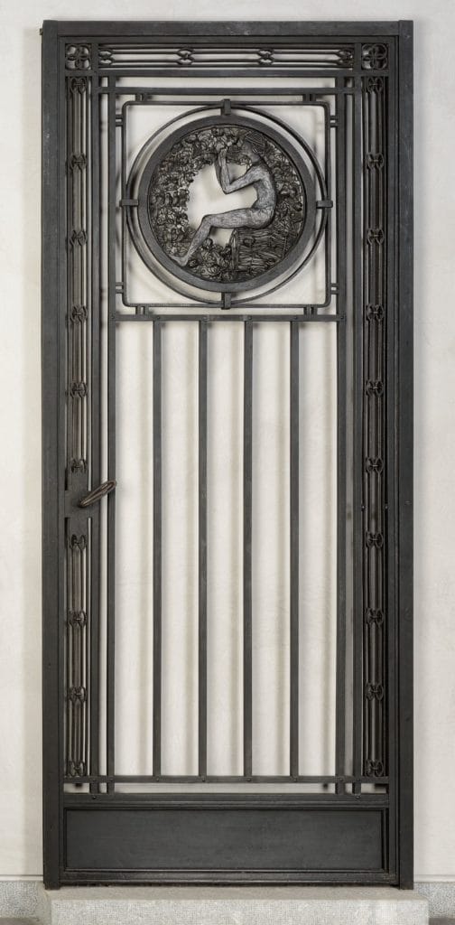 Grille d’entrée en fer forgé
Charles PIGUET (1887-1942),
Musée des Beaux-Arts de Lyon, inv. B 1213
Crédits : Lyon MBA, photo Alain Basset