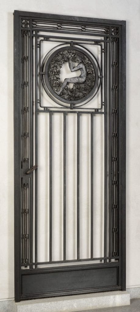 Grille d’entrée en fer forgé
Charles PIGUET (1887-1942),
Musée des Beaux-Arts de Lyon, inv. B 1213
Crédits : Lyon MBA, photo Alain Basset