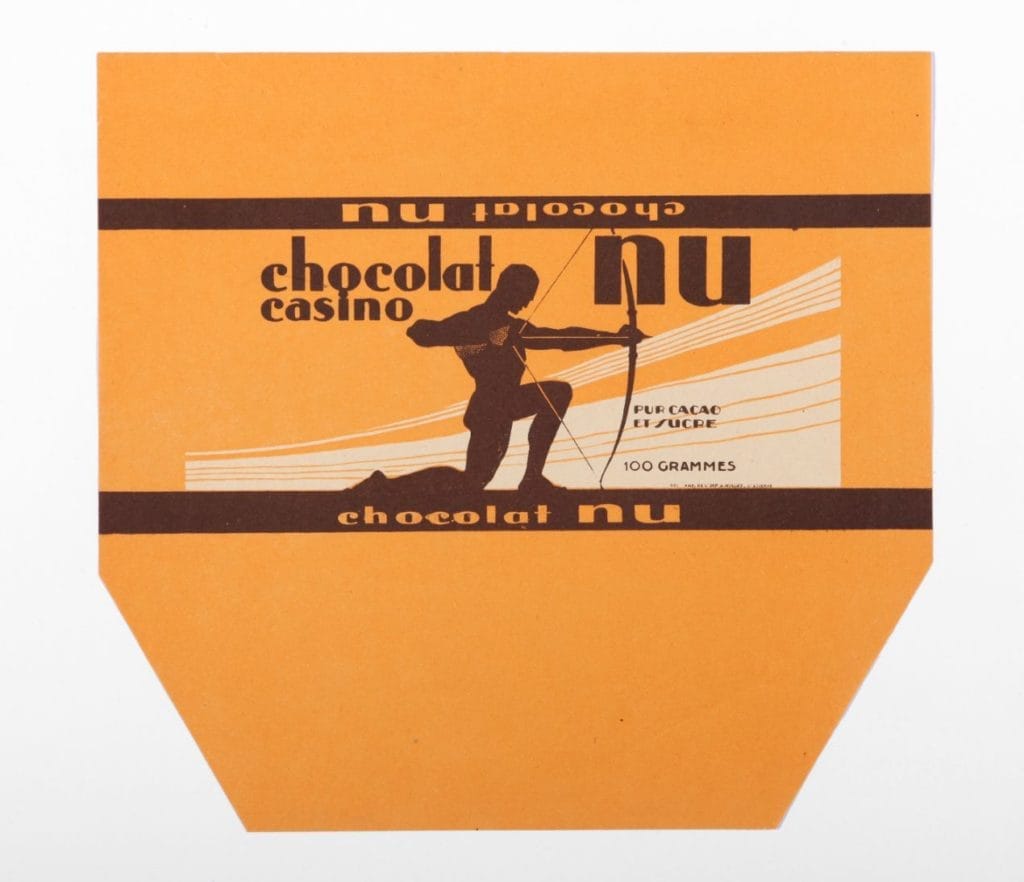 Emballage pour le chocolat nu Casino
SOCIETE ANONYME DE L'IMPRIMERIE MULCEY, GUICHARD-PERRACHON & CIE, vers
1929
Musée d’Art et d’Industrie, inv. 2005.96.8
Crédits : Ville de Saint-Étienne