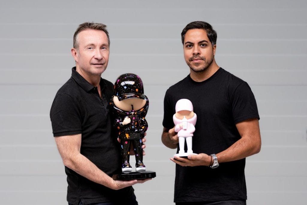 Léo & Steph portant un Kid Cup.