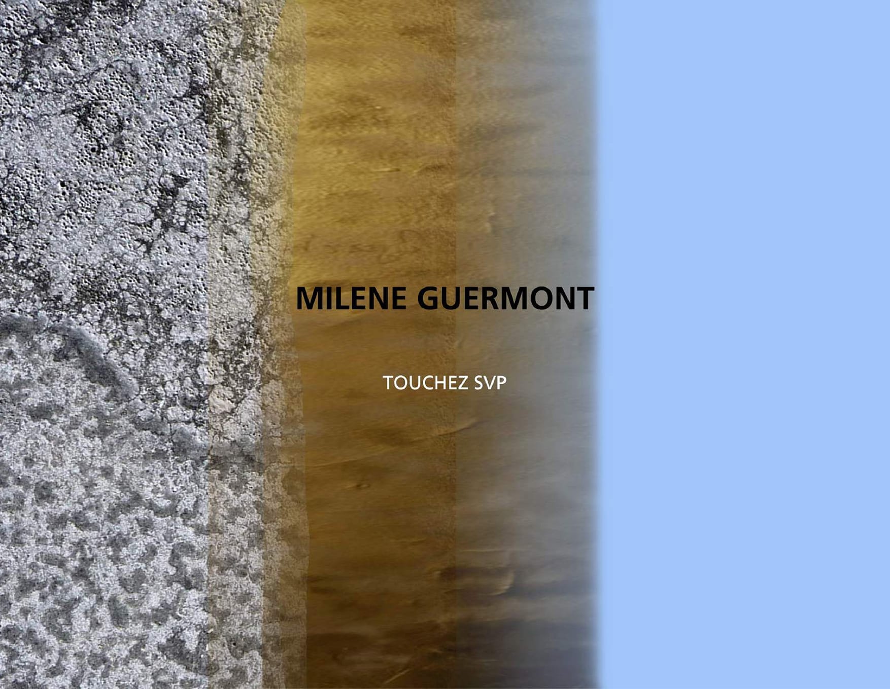 Milène Guermont publie sa première monographie : Touchez SVP